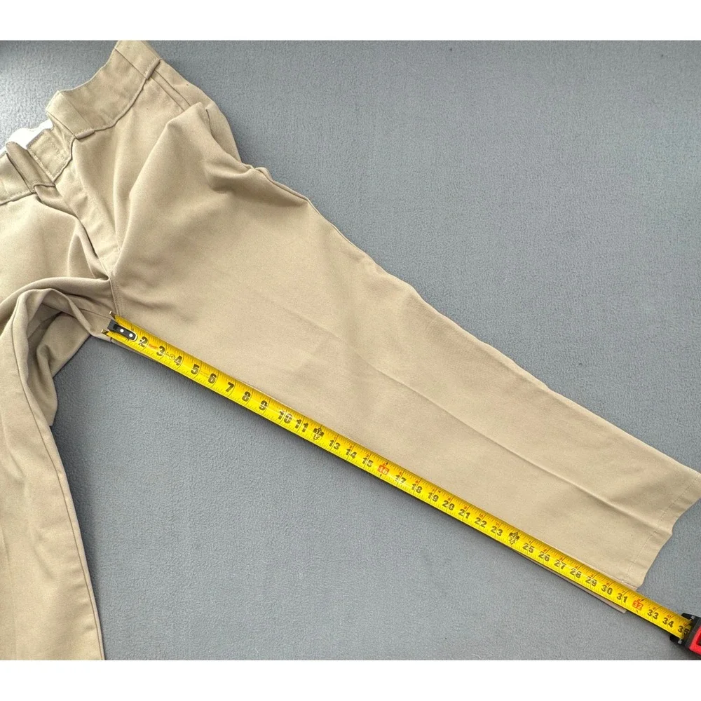 Dickies 874 Work Pants 32x32 Khaki Original Fit Straight Leg Uniform Workwear